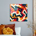 Casa si Gradina - Decoratiuni - Tablouri - Tablou decorativ, Wallxpert, sticla temperata, multicolor, 50x50 cm, 123BZM2314 - Infinity.ro