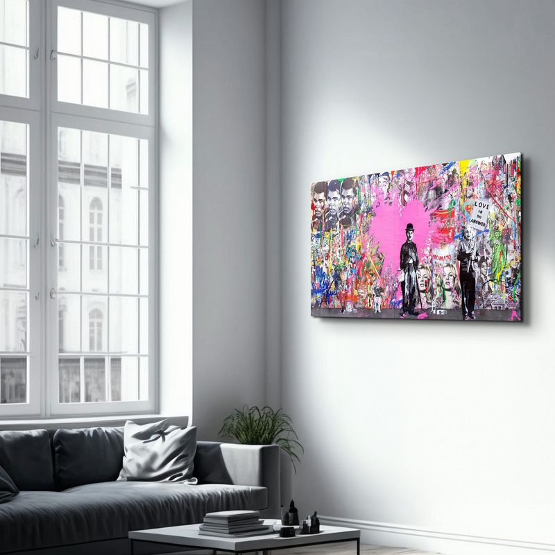 Casa si Gradina - Decoratiuni - Tablouri - Tablou decorativ, Wallxpert, sticla temperata, multicolor, 70x110 cm, 672BRS1799 - Infinity.ro