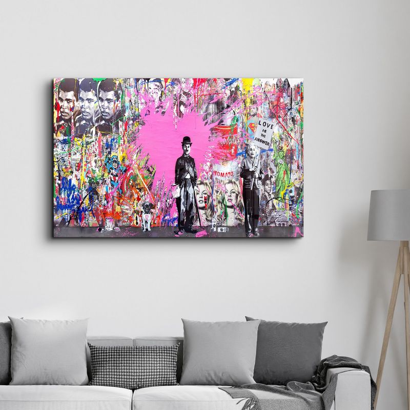 Casa si Gradina - Decoratiuni - Tablouri - Tablou decorativ, Wallxpert, sticla temperata, multicolor, 70x110 cm, 672BRS1799 - Infinity.ro