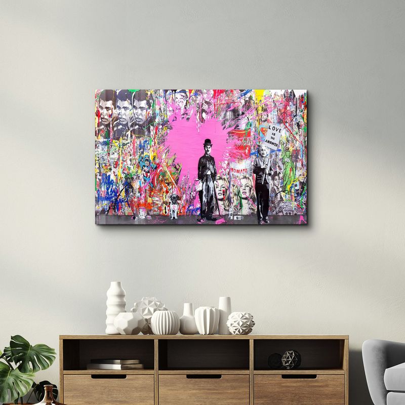 Casa si Gradina - Decoratiuni - Tablouri - Tablou decorativ, Wallxpert, sticla temperata, multicolor, 70x110 cm, 672BRS1799 - Infinity.ro