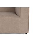 Casa si Gradina - Mobilier - Canapele si coltare - Canapele - Canapea 3 locuri, Atelier Del Sofa, lemn de fag, cappuccino, 250x90x69 cm - Infinity.ro