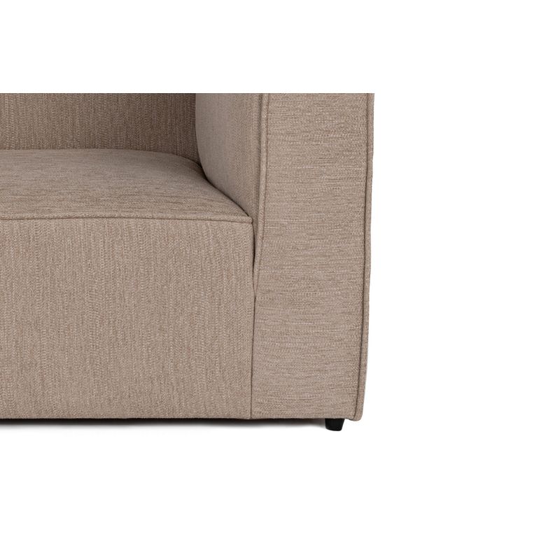 Casa si Gradina - Mobilier - Canapele si coltare - Canapele - Canapea 3 locuri, Atelier Del Sofa, lemn de fag, cappuccino, 250x90x69 cm - Infinity.ro