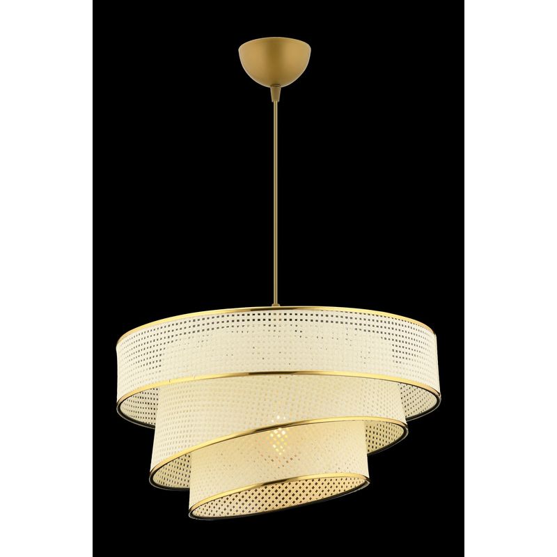 Casa si Gradina - Corpuri si surse de iluminat - Lustre si pendule - Candelabru, Opviq, metal, alb auriu, 40x40x72 cm - Infinity.ro