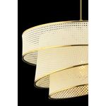 Casa si Gradina - Corpuri si surse de iluminat - Lustre si pendule - Candelabru, Opviq, metal, alb auriu, 40x40x72 cm - Infinity.ro