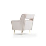 Casa si Gradina - Mobilier - Scaune si fotolii - Fotolii - Fotoliu, Hanah Home, poliester, crem, 79x93x76 cm - Infinity.ro
