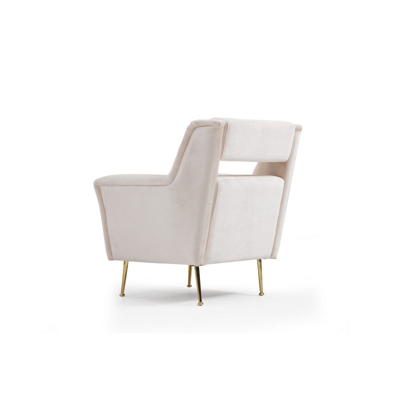 Casa si Gradina - Mobilier - Scaune si fotolii - Fotolii - Fotoliu, Hanah Home, poliester, crem, 79x93x76 cm - Infinity.ro