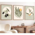 Casa si Gradina - Decoratiuni - Tablouri - Tablou decorativ cu rama, Wallxpert, mdf, multicolor, 70x50 cm, set 3 piese, 693BSE1173 - Infinity.ro