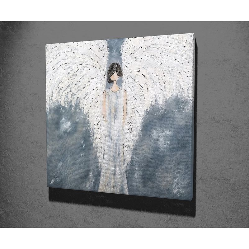 Casa si Gradina - Decoratiuni - Tablouri - Tablou decorativ, Wallxpert, panza, multicolor, 45x45 cm, rama lemn, 843CHB1091 - Infinity.ro