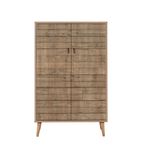 Casa si Gradina - Mobilier - Dulapuri si sifoniere - Dulapuri - Dulap multifunctional, Hanah Home, pal melaminat, stejar sonoma, 80x36x127 cm, 863SPH3928 - Infinity.ro