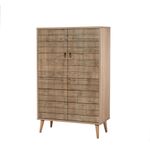 Casa si Gradina - Mobilier - Dulapuri si sifoniere - Dulapuri - Dulap multifunctional, Hanah Home, pal melaminat, stejar sonoma, 80x36x127 cm, 863SPH3928 - Infinity.ro