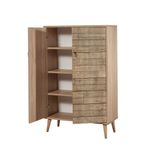 Casa si Gradina - Mobilier - Dulapuri si sifoniere - Dulapuri - Dulap multifunctional, Hanah Home, pal melaminat, stejar sonoma, 80x36x127 cm, 863SPH3928 - Infinity.ro