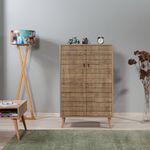 Casa si Gradina - Mobilier - Dulapuri si sifoniere - Dulapuri - Dulap multifunctional, Hanah Home, pal melaminat, stejar sonoma, 80x36x127 cm, 863SPH3928 - Infinity.ro