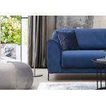 Casa si Gradina - Mobilier - Canapele si coltare - Coltare - Coltar extensibil, Hanah Home, lemn fag si panouri aglomerate, albastru marin, 287x169x96 cm - Infinity.ro