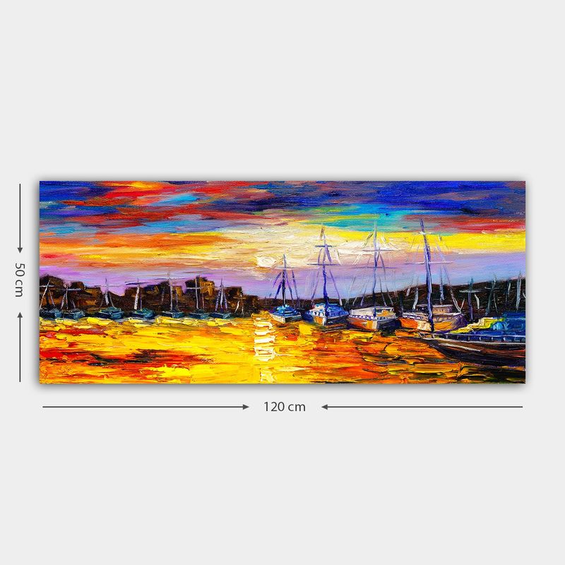 Casa si Gradina - Decoratiuni - Tablouri - Tablou decorativ, Wallxpert, panza, multicolor, 50x120 cm, 451ERN1403 - Infinity.ro