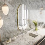 Casa si Gradina - Mobilier - Mobilier baie - Oglinzi baie - Oglinda baie, Hanah Home, mdf, transparent auriu, 45x85x2.2 cm - Infinity.ro