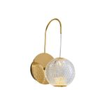 Casa si Gradina - Corpuri si surse de iluminat - Plafoniere, aplice si spoturi - Aplica de perete, Opviq, metal, galben, 12x21x18 cm - Infinity.ro