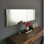 Casa si Gradina - Decoratiuni - Oglinzi - Oglinda, Hanah Home, mdf, argintiu, 35x105 cm, 552NOS2196 - Infinity.ro