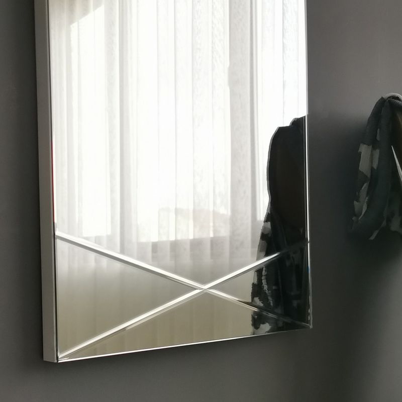 Casa si Gradina - Decoratiuni - Oglinzi - Oglinda, Hanah Home, mdf, argintiu, 35x105 cm, 552NOS2196 - Infinity.ro
