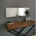 Casa si Gradina - Decoratiuni - Oglinzi - Oglinda, Hanah Home, mdf, argintiu, 35x105 cm, 552NOS2196 - Infinity.ro