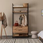 Casa si Gradina - Mobilier - Dulapuri si sifoniere - Sifoniere - Sifonier, Hanah Home, pal melaminat, pin atlantic, 104x52x225 cm, 863SPH5414 - Infinity.ro