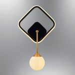 Casa si Gradina - Corpuri si surse de iluminat - Plafoniere, aplice si spoturi - Aplica, Opviq, metal, negru, 25x43x6 cm - Infinity.ro