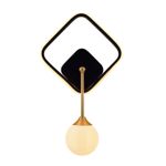 Casa si Gradina - Corpuri si surse de iluminat - Plafoniere, aplice si spoturi - Aplica, Opviq, metal, negru, 25x43x6 cm - Infinity.ro