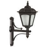 Casa si Gradina - Corpuri si surse de iluminat - Iluminat exterior - Lanterne - Lampa de perete exterior, Opviq, abs, policarbonat, negru, 40x20x55 cm - Infinity.ro