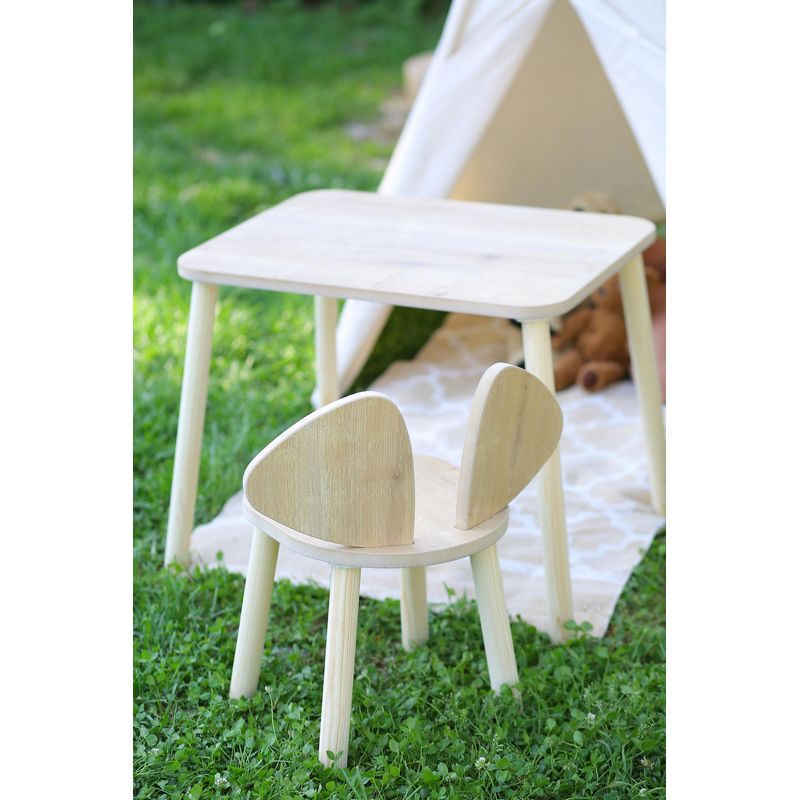 Casa si Gradina - Mobilier - Mobilier copii - Mobilier camera copiilor - Scaun pentru copii, Hanah Home, mdf, maro, 30x30x25 cm, 517BMB1136 - Infinity.ro