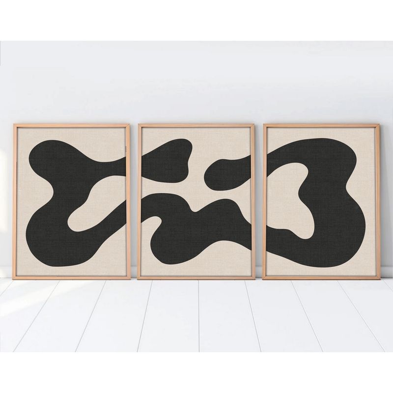 Casa si Gradina - Decoratiuni - Tablouri - Tablou decorativ inramat, Wallxpert, mdf, multicolor, 50x70 cm, 3 piese, 693BSE1469 - Infinity.ro