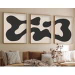 Casa si Gradina - Decoratiuni - Tablouri - Tablou decorativ inramat, Wallxpert, mdf, multicolor, 50x70 cm, 3 piese, 693BSE1469 - Infinity.ro