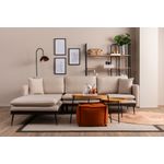 Casa si Gradina - Mobilier - Canapele si coltare - Coltare - Coltar, Atelier Del Sofa, metal, stofa in, crem, 245x180 cm - Infinity.ro