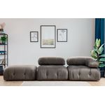 Casa si Gradina - Mobilier - Scaune si fotolii - Fotolii - Fotoliu, Hanah Home, lemn de fag si pal, gri, 95x95x75 cm - Infinity.ro