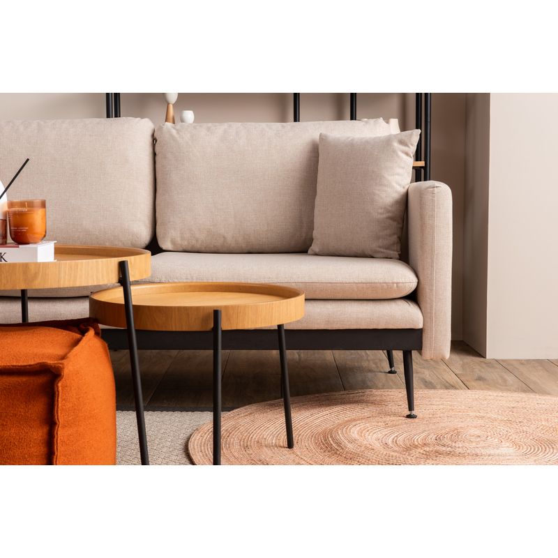 Casa si Gradina - Mobilier - Canapele si coltare - Coltare - Coltar, Atelier Del Sofa, metal, stofa in, crem, 245x180 cm - Infinity.ro