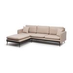 Casa si Gradina - Mobilier - Canapele si coltare - Coltare - Coltar, Atelier Del Sofa, metal, stofa in, crem, 245x180 cm - Infinity.ro