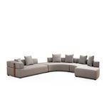 Casa si Gradina - Mobilier - Canapele si coltare - Coltare - Coltar, Atelier Del Sofa, material textil, gri, 360x300 cm - Infinity.ro