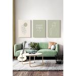 Casa si Gradina - Decoratiuni - Tablouri - Set tablouri decorative inramate, Wallxpert, lemn masiv, multicolor, 33x48 cm (3 piese), 786DKT1399 - Infinity.ro