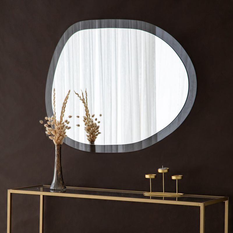 Casa si Gradina - Decoratiuni - Oglinzi - Oglinda, Hanah Home, sticla securizata, transparenta, 83x63 cm - Infinity.ro