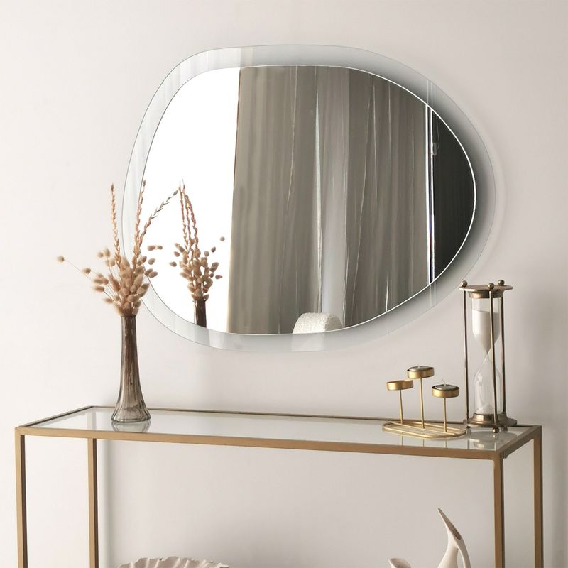 Casa si Gradina - Decoratiuni - Oglinzi - Oglinda, Hanah Home, sticla securizata, transparenta, 83x63 cm - Infinity.ro