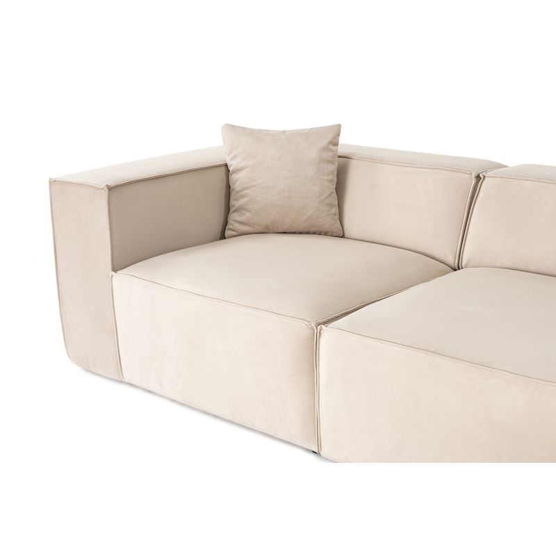 Casa si Gradina - Mobilier - Canapele si coltare - Canapele - Canapea 3 locuri, Hanah Home, in, crem, 303x108x65 cm - Infinity.ro