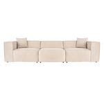 Casa si Gradina - Mobilier - Canapele si coltare - Canapele - Canapea 3 locuri, Hanah Home, in, crem, 303x108x65 cm - Infinity.ro