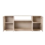Casa si Gradina - Mobilier - Comode si corpuri - Console - Consola, Hanah Home, panou aglomerat melaminat, mink si travertin, 180x44,5x75 cm - Infinity.ro