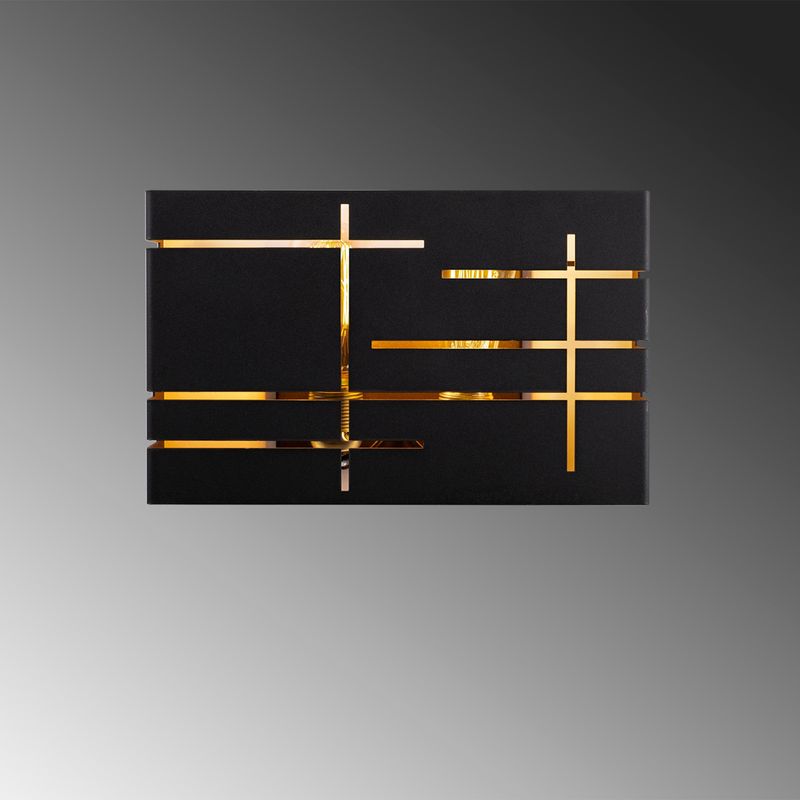 Casa si Gradina - Corpuri si surse de iluminat - Plafoniere, aplice si spoturi - Aplica, Opviq, metal, negru, 35x10x22 cm - Infinity.ro