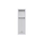 Casa si Gradina - Mobilier - Comode si corpuri - Noptiere - Noptiera, Hanah Home, pal melaminat, alb, 20x65x15 cm - Infinity.ro