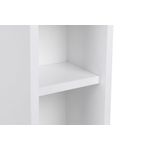 Casa si Gradina - Mobilier - Comode si corpuri - Noptiere - Noptiera, Hanah Home, pal melaminat, alb, 20x65x15 cm - Infinity.ro
