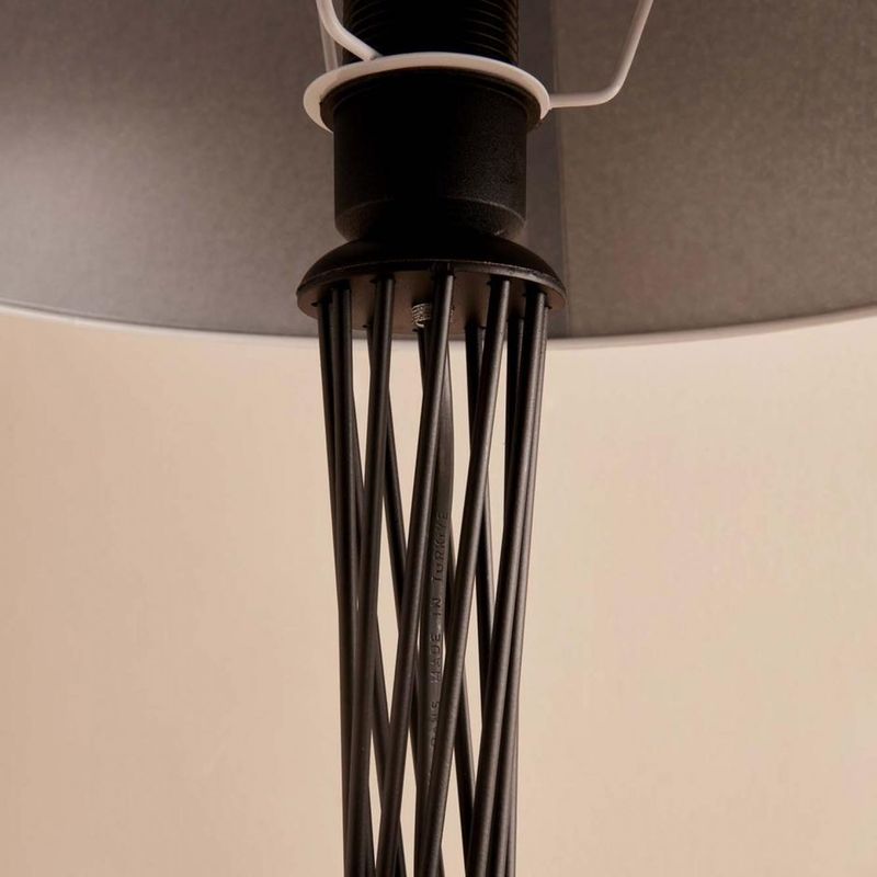Casa si Gradina - Corpuri si surse de iluminat - Veioze si lampi - Lampadare - Lampadar, Opviq, metal, negru, 144 cm, 780SGN3538 - Infinity.ro