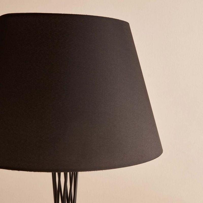 Casa si Gradina - Corpuri si surse de iluminat - Veioze si lampi - Lampadare - Lampadar, Opviq, metal, negru, 144 cm, 780SGN3538 - Infinity.ro