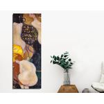 Casa si Gradina - Decoratiuni - Tablouri - Tablou decorativ pe panza, Wallxpert, multicolor, 30x80 cm, 100% panza, rama lemn, gustav klimt - Infinity.ro