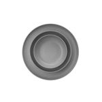 Casa si Gradina - Bucatarie si vesela - Vesela si tacamuri - Servicii de masa - Set de masa, Hermia, portelan, antracit, 12 piese - Infinity.ro