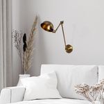 Casa si Gradina - Corpuri si surse de iluminat - Plafoniere, aplice si spoturi - Aplica de perete, Opviq, metal, vintage, 15x30x50 cm - Infinity.ro