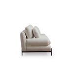Casa si Gradina - Mobilier - Canapele si coltare - Canapele - Canapea 2 locuri, Hanah Home, lemn fag si pal, alb, 188x85x92 cm - Infinity.ro